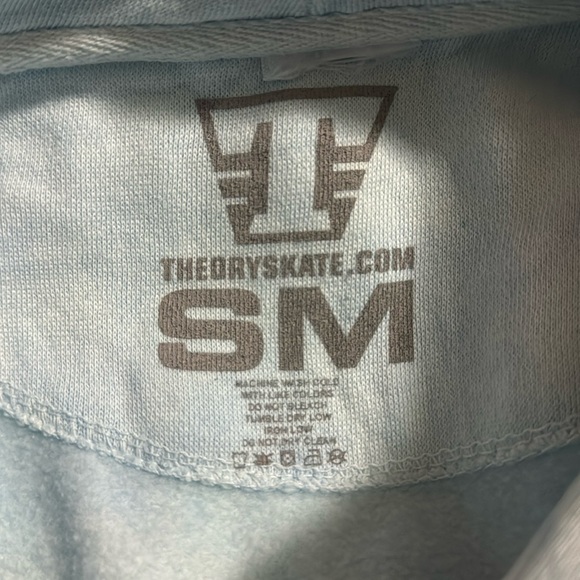 Theory Skateboard Blue Tye-Dye Sweater - Picture 3 of 4